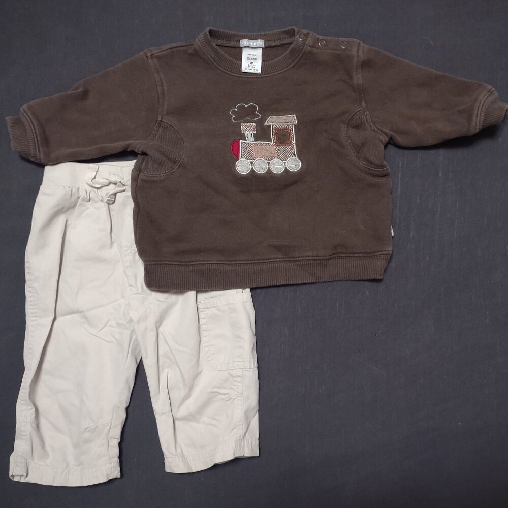 Baby Boys Sweatshirt & Cargo Pants Set